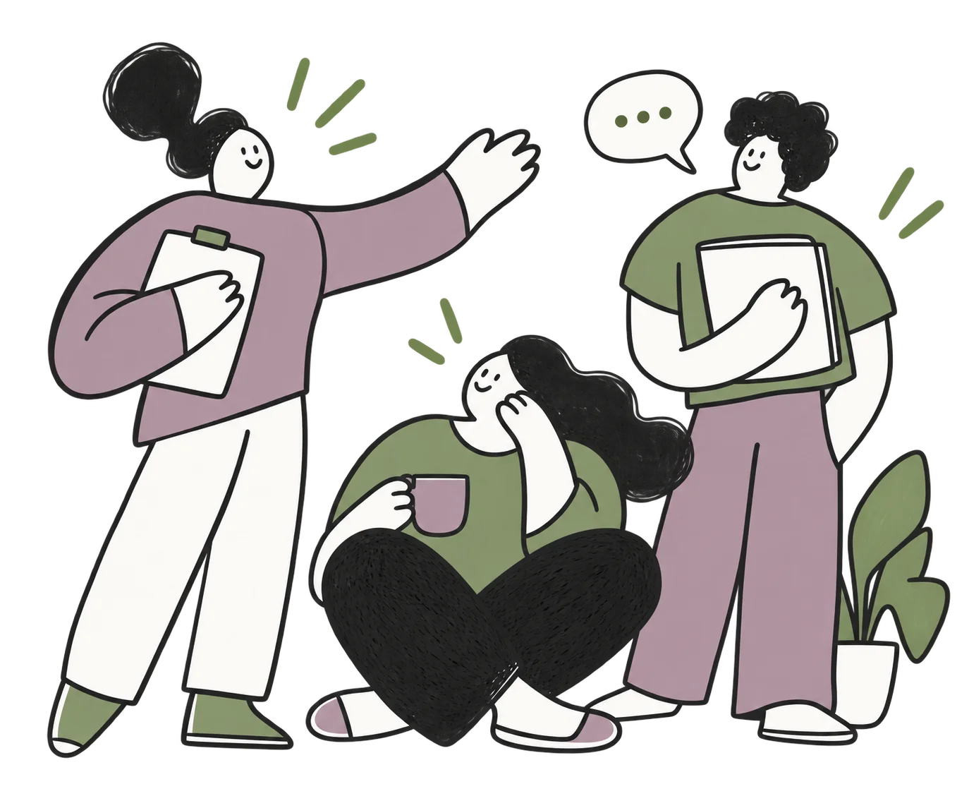 Illustration: Beratung für psychosoziale Berufe
