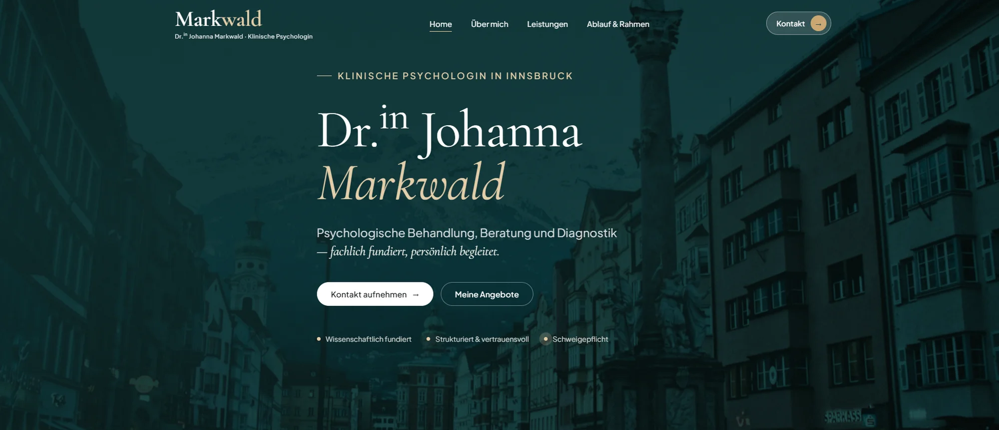 Beispiel: Standardpaket – Mehrseitige Website