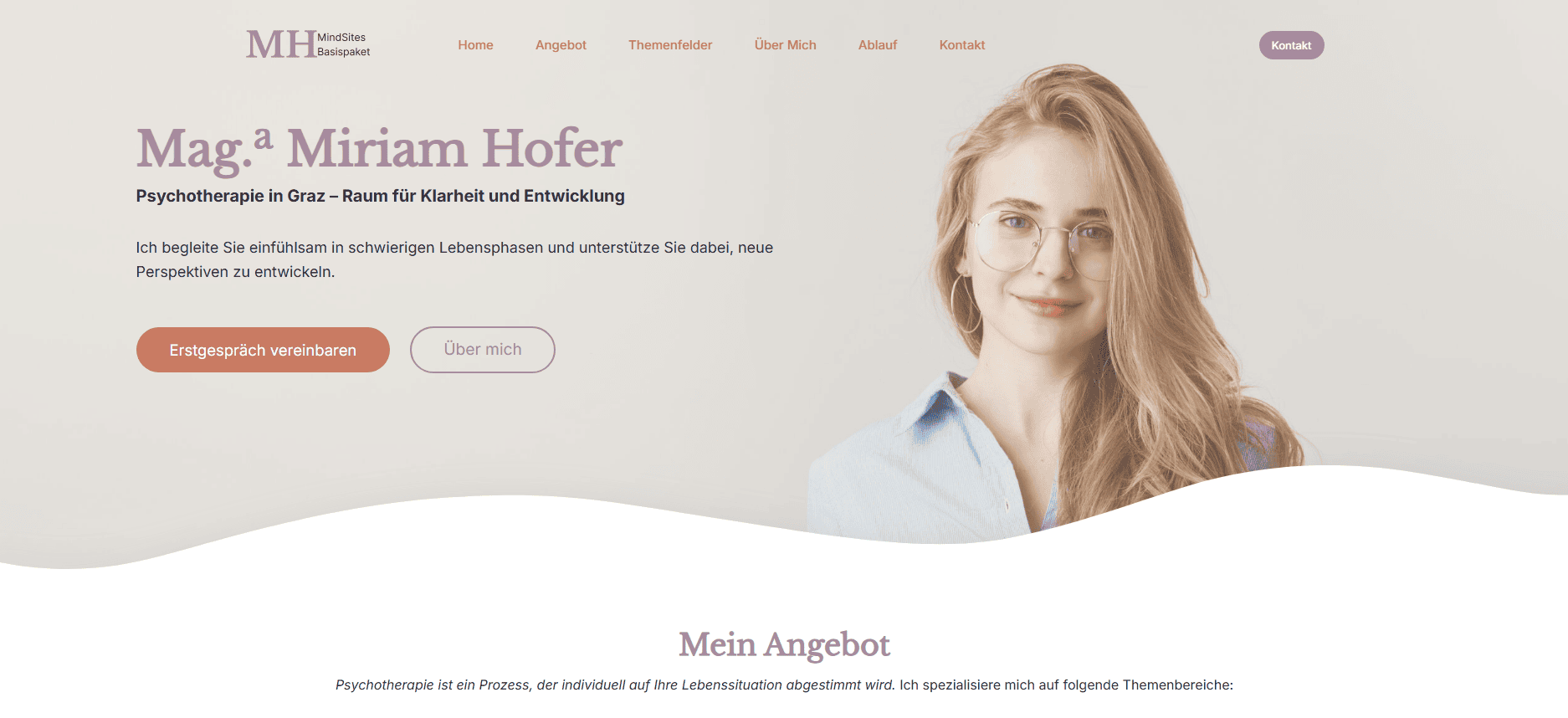 Screenshot: Basispaket MindSites